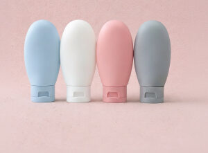 Refillable Silicone Travel Bottles – Leak-Proof Travel Size Containers (2.5 oz)