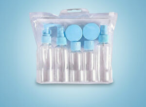 PP Material Travel Bottle Set – Portable Leak-Proof Toiletry Containers (2.5 oz)