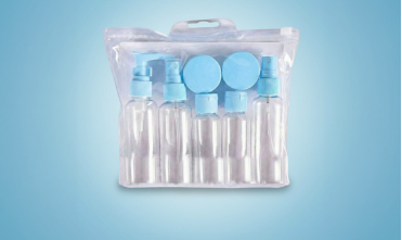 PP Material Travel Bottle Set – Portable Leak-Proof Toiletry Containers (2.5 oz)