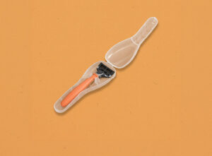 Plastic Travel Razor Case – Portable Razor Holder for Travel