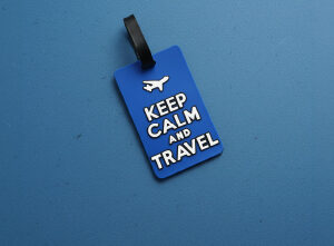 Soft Rubber Luggage Tag – Travel Suitcase Name ID Tag (1 Piece)